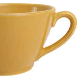 Tasse en faïence moutarde - campagne