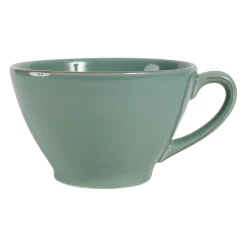 Tasse en faïence sauge -campagne