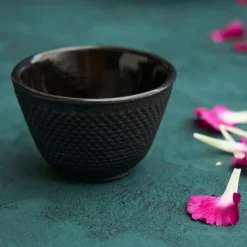 Tasse en fonte noir 12cl - Picots