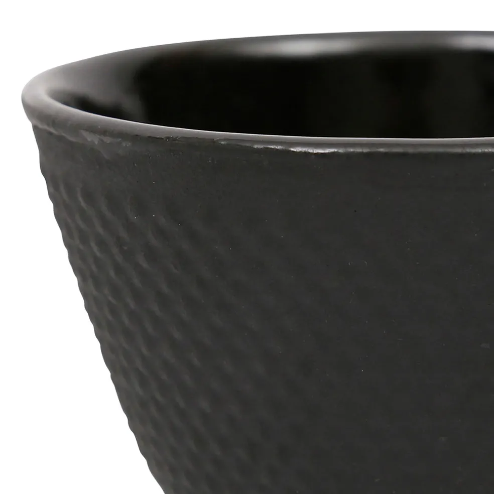 Tasse en fonte noir 12cl - Picots