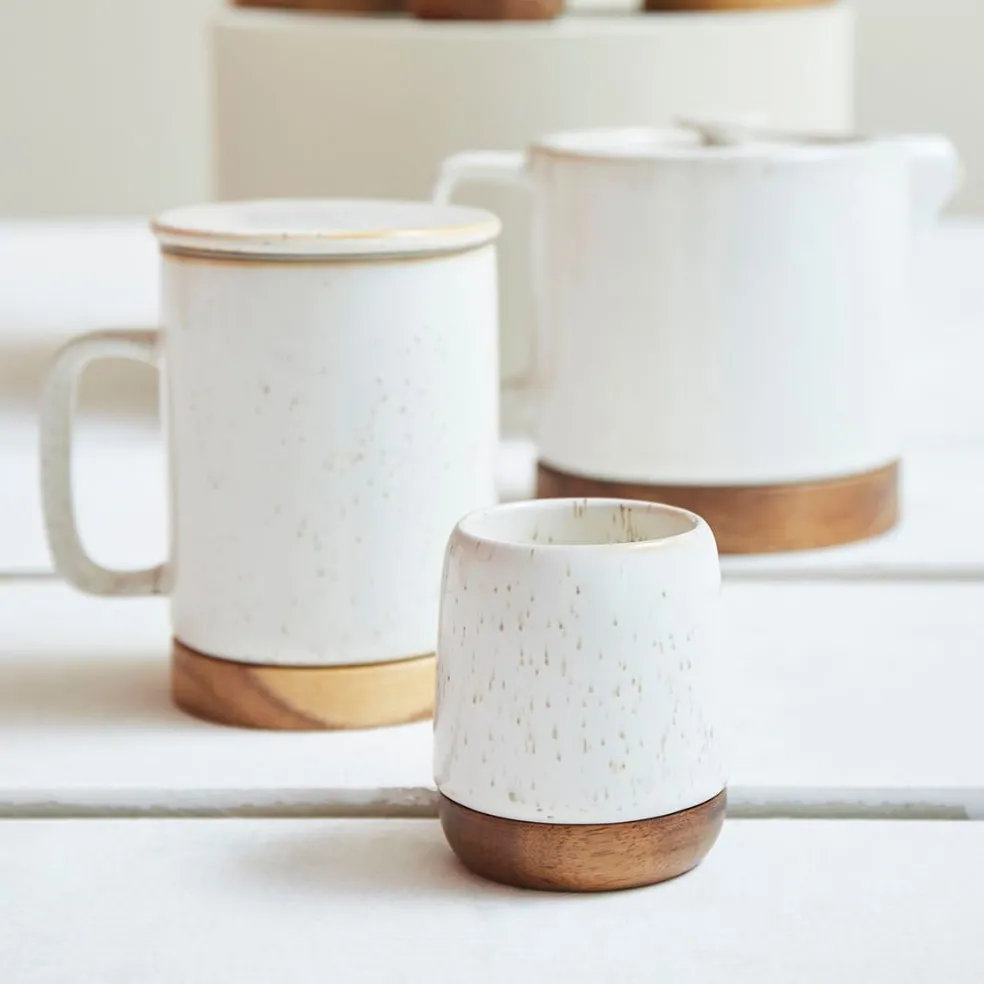 Tasse en grès blanc - nordika