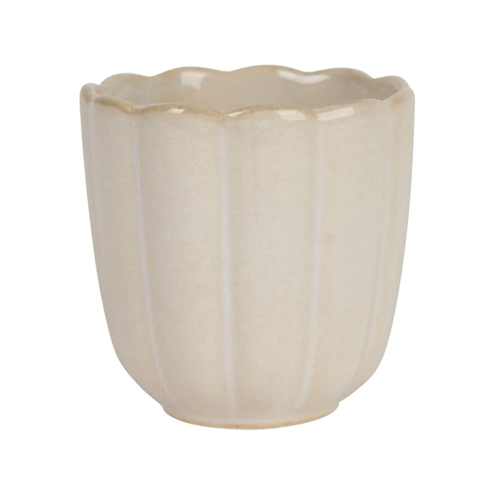 Tasse en grès écru 15cl - Romancero