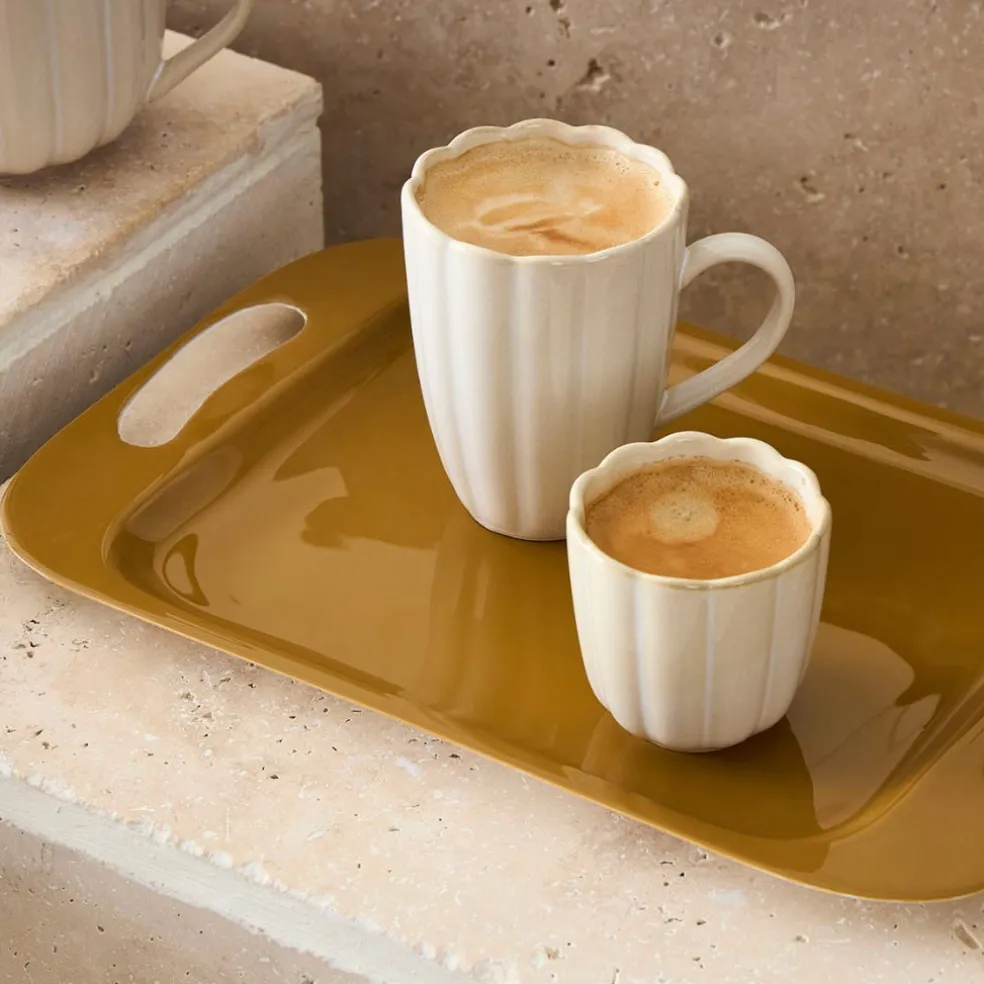 Tasse en grès écru 15cl - Romancero