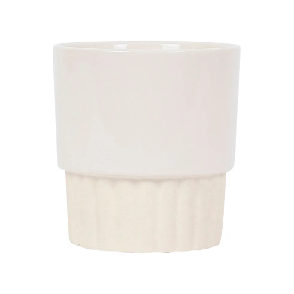 Tasse en grès ecru 25cl - Cannele