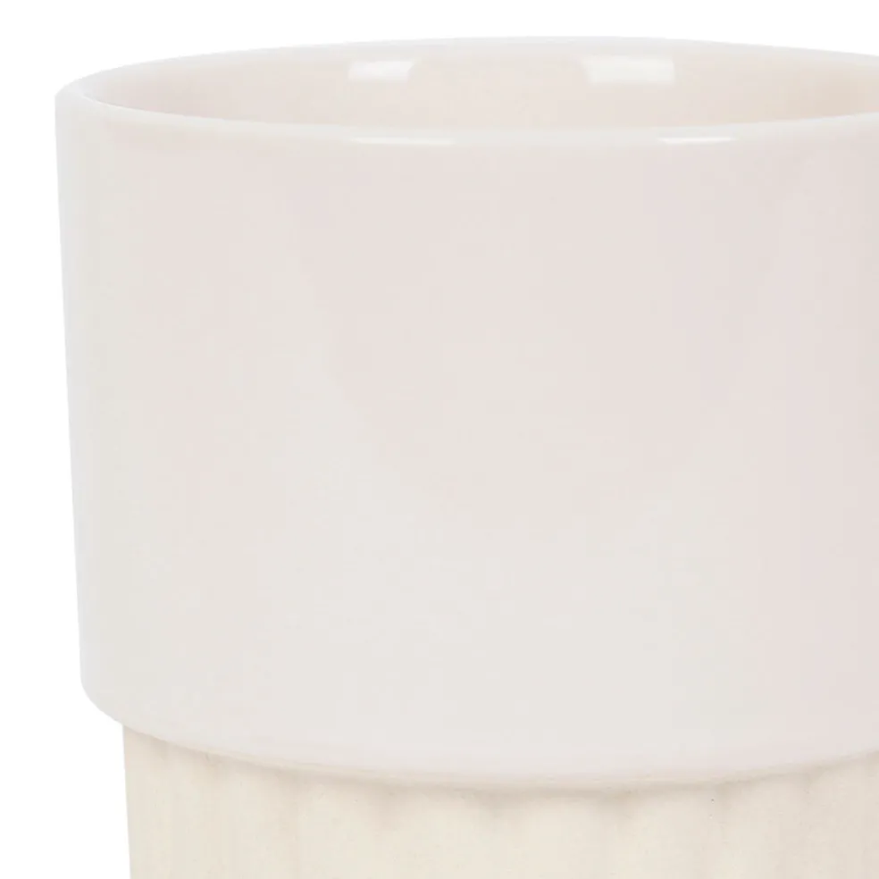 Tasse en grès ecru 25cl - Cannele