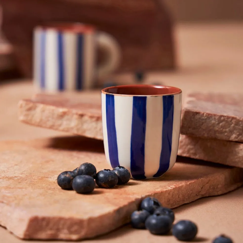 Tasse en grès indigo 10cl - Alaria