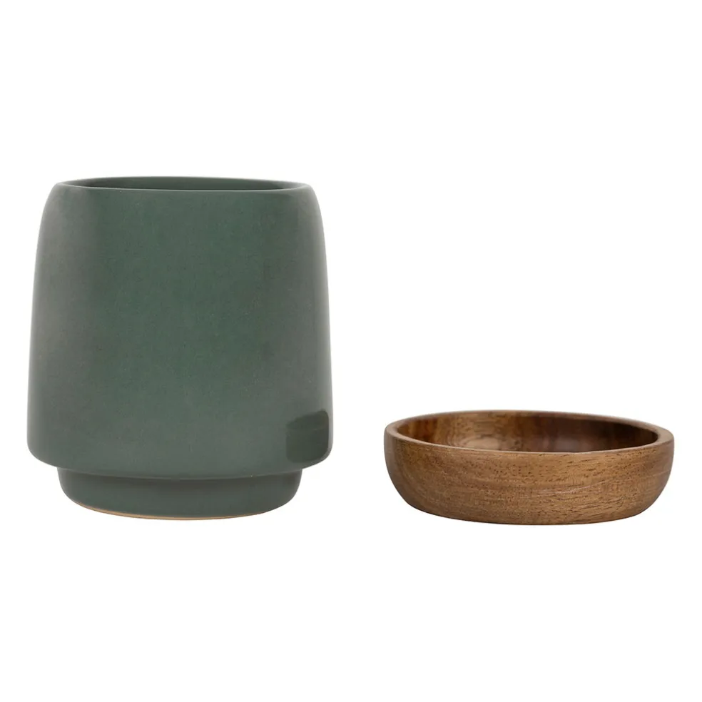 Tasse en grès kaki - nordika