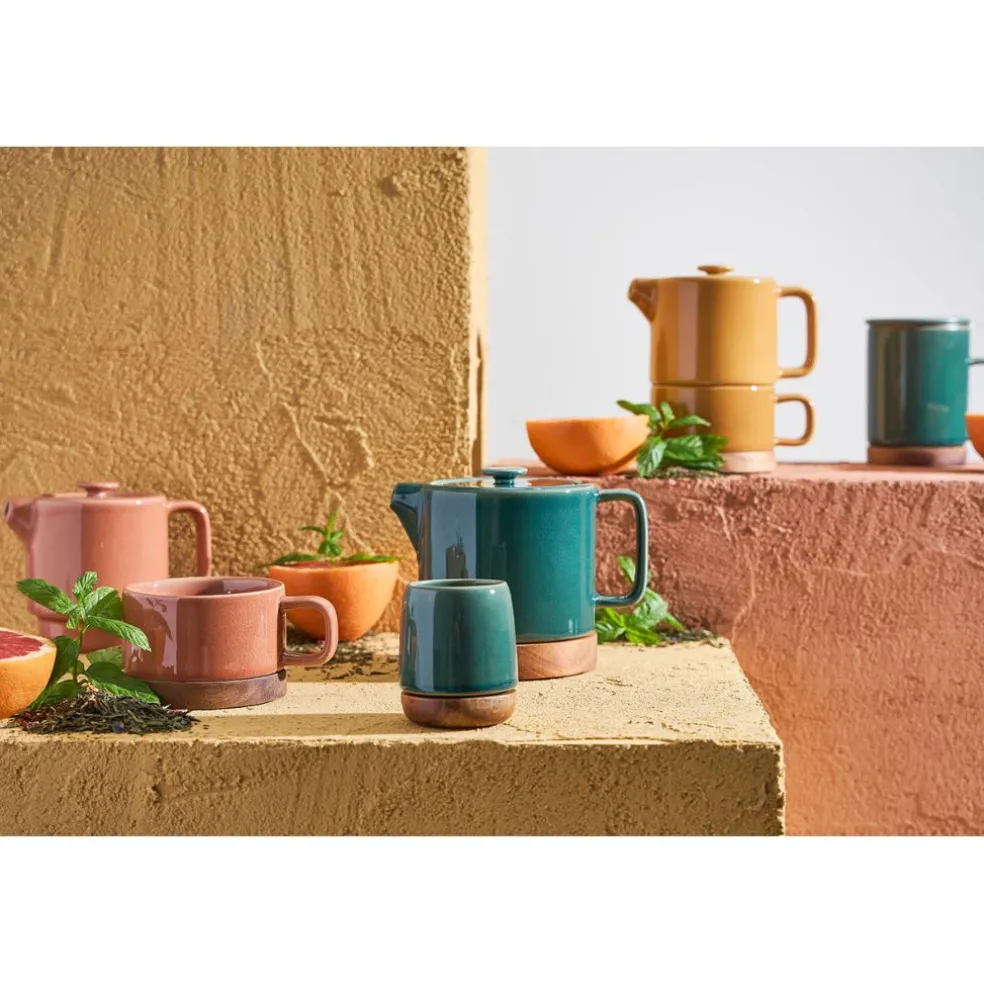 Tasse en grès émeraude 10cl - Nordika