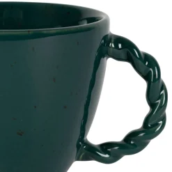 Tasse en grès émeraude moucheté 33cl - Organic