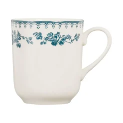 Tasse haute en faïence bleu ancien - faustine