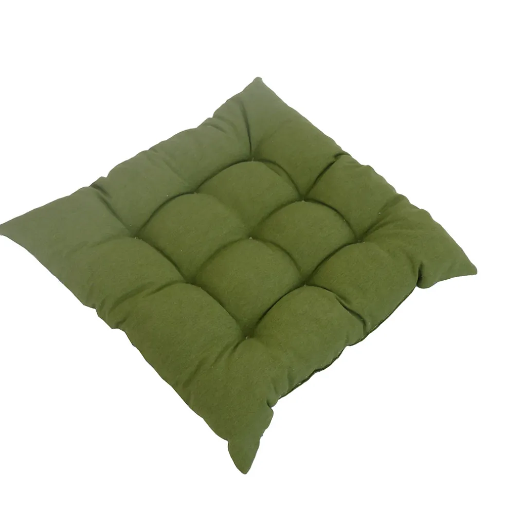 Tatami d'extérieur en coton vert 66x66cm - Colors