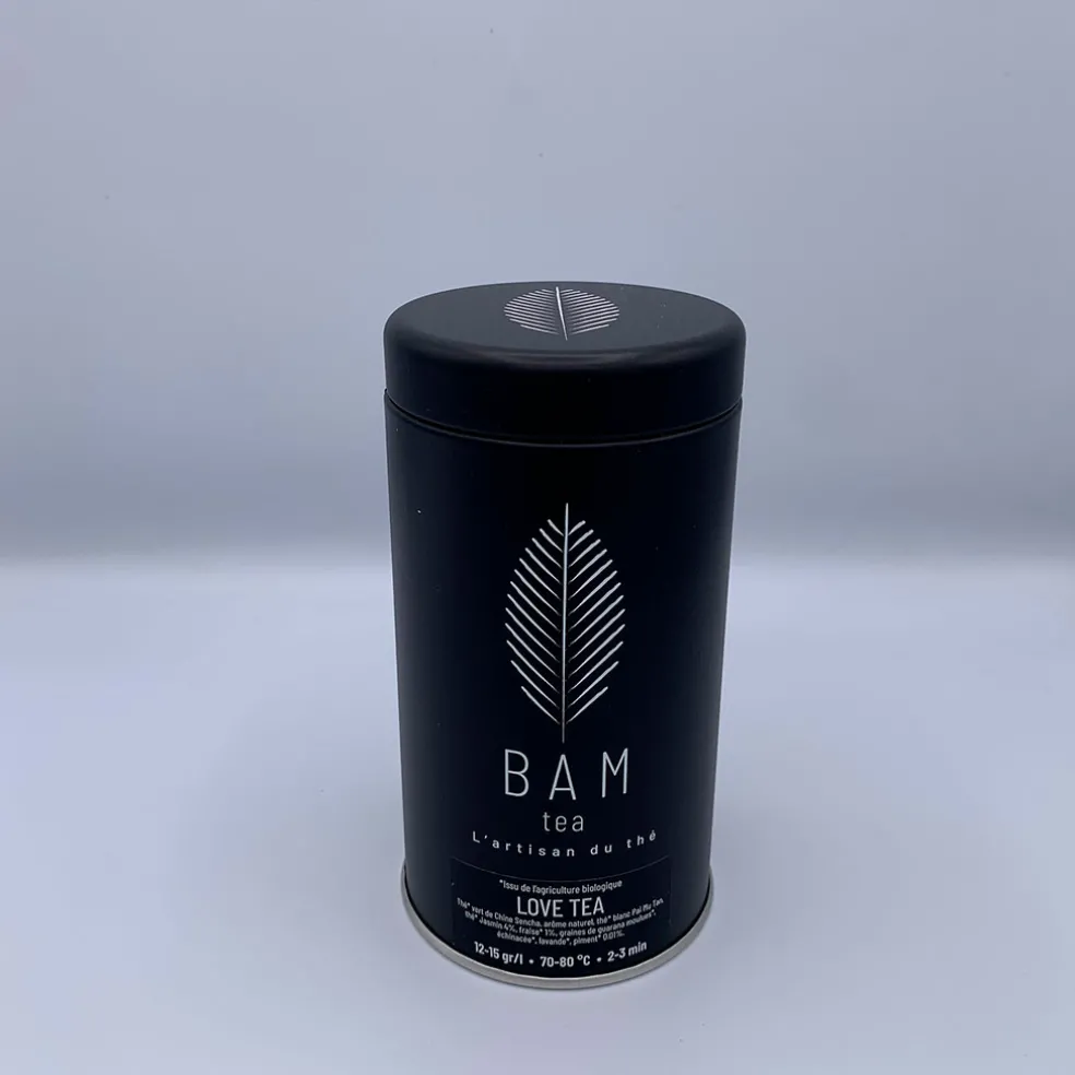 Thé Love tea bio avec boite métal - 70g