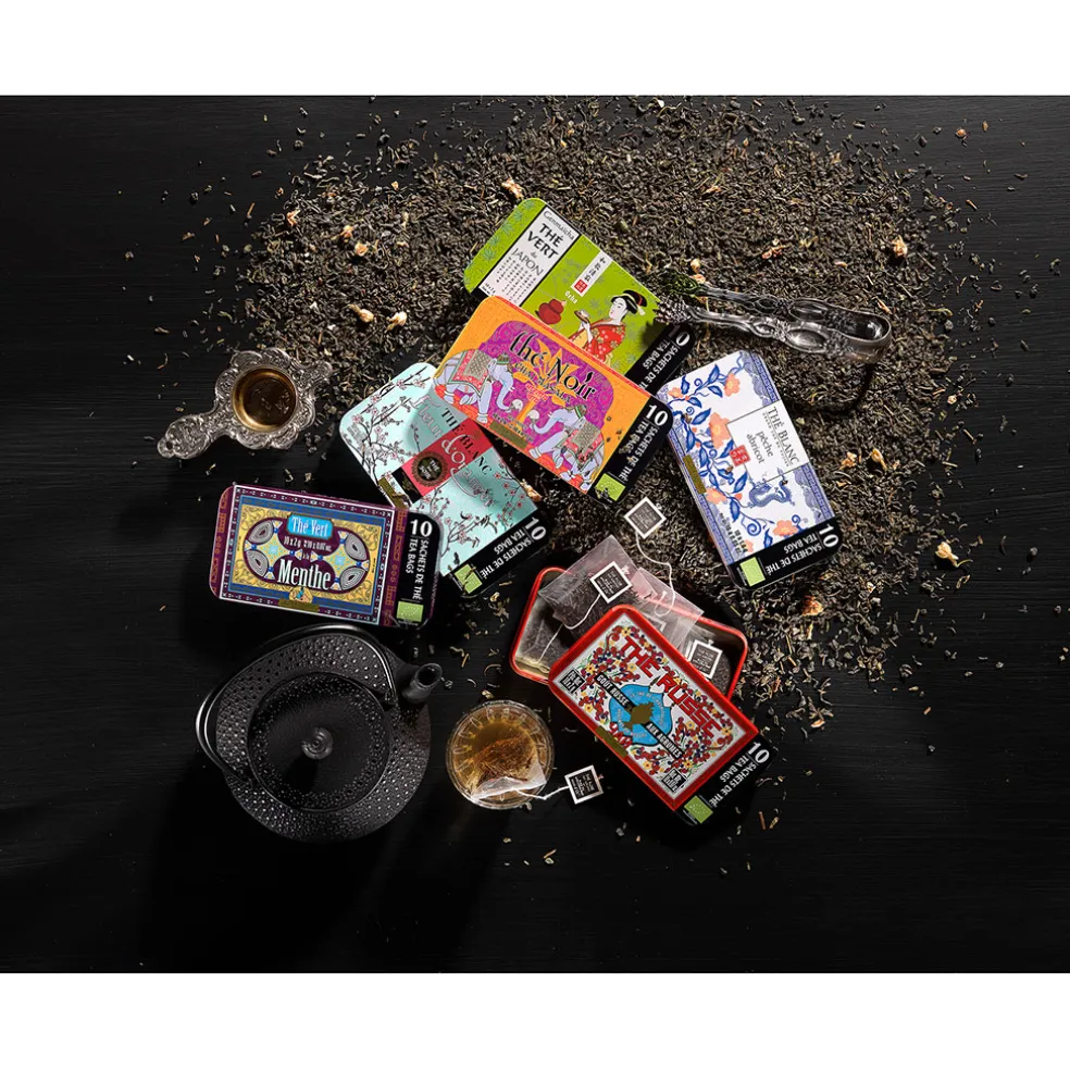 Thé nomade peche abricot 10 sachets- bio