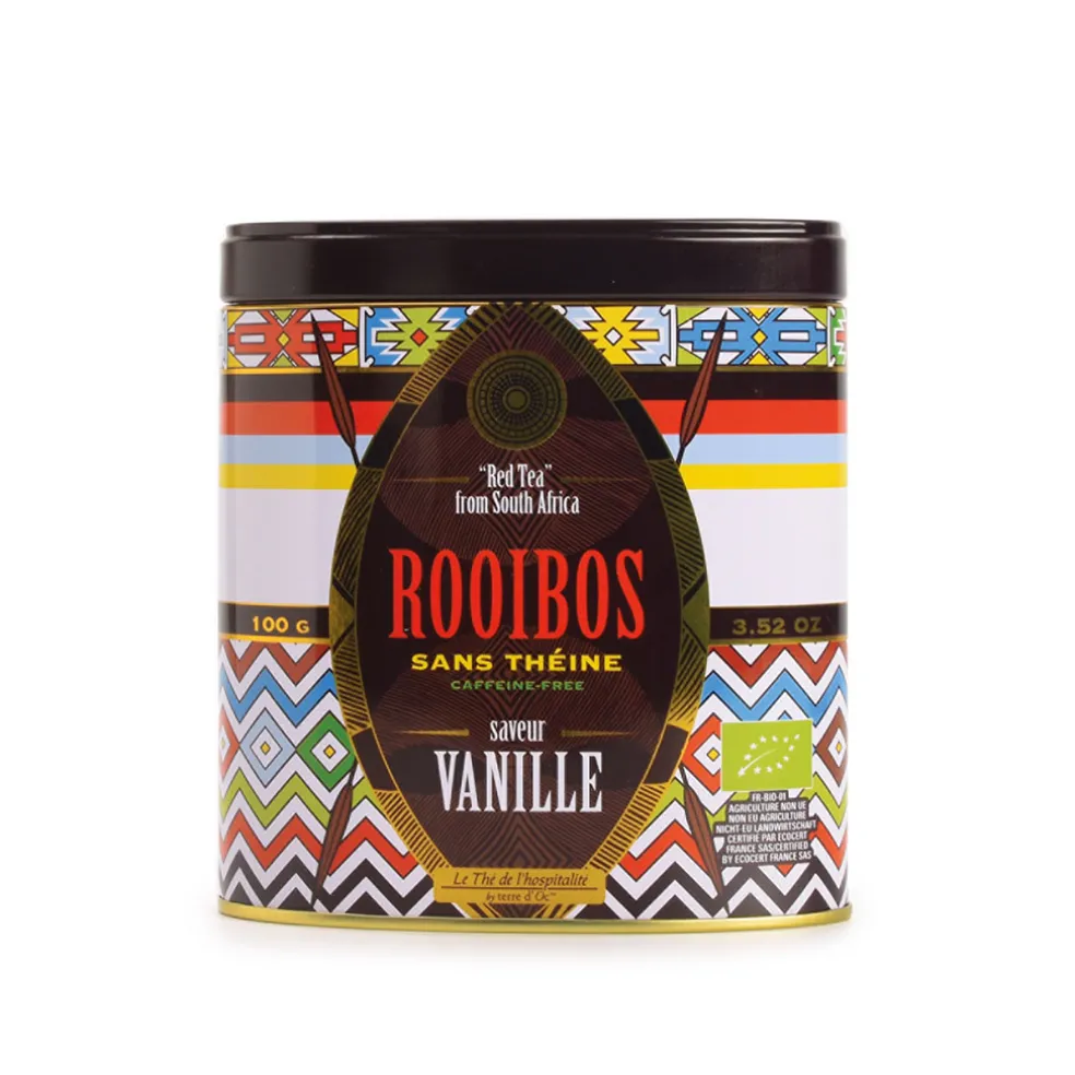Thé rooibos vanille - 100g - bio