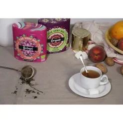 Thé vert 100g - framboise - litchi- bio