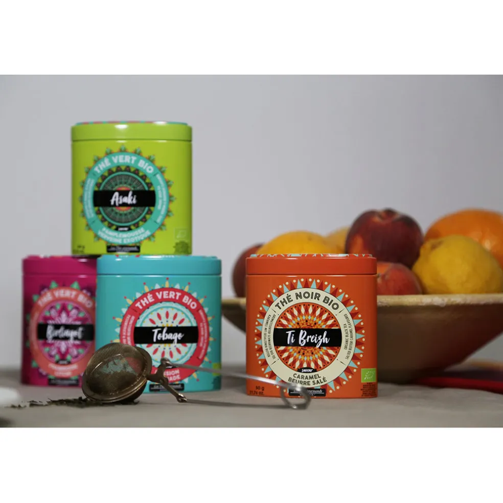 Thé vert 100g - pamplemousse - verveine - bio