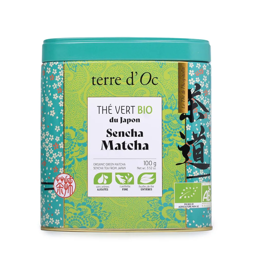 Thé vert sencha matcha -100g - bio