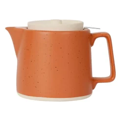 Theiere en grès terracotta et filtre inox 1l - Verde