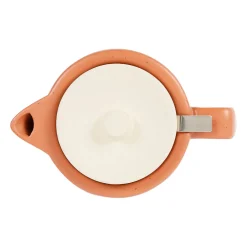 Theiere en grès terracotta et filtre inox 1l - Verde