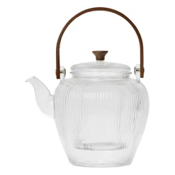 Theiere en verre borosilicate transparent 1l - Manarola