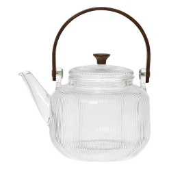 Theiere en verre borosilicate transparent 85cl - Manarola