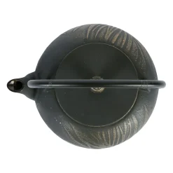 Théière avec filtre en fonte noire et dorée 1.5l - Exaltation