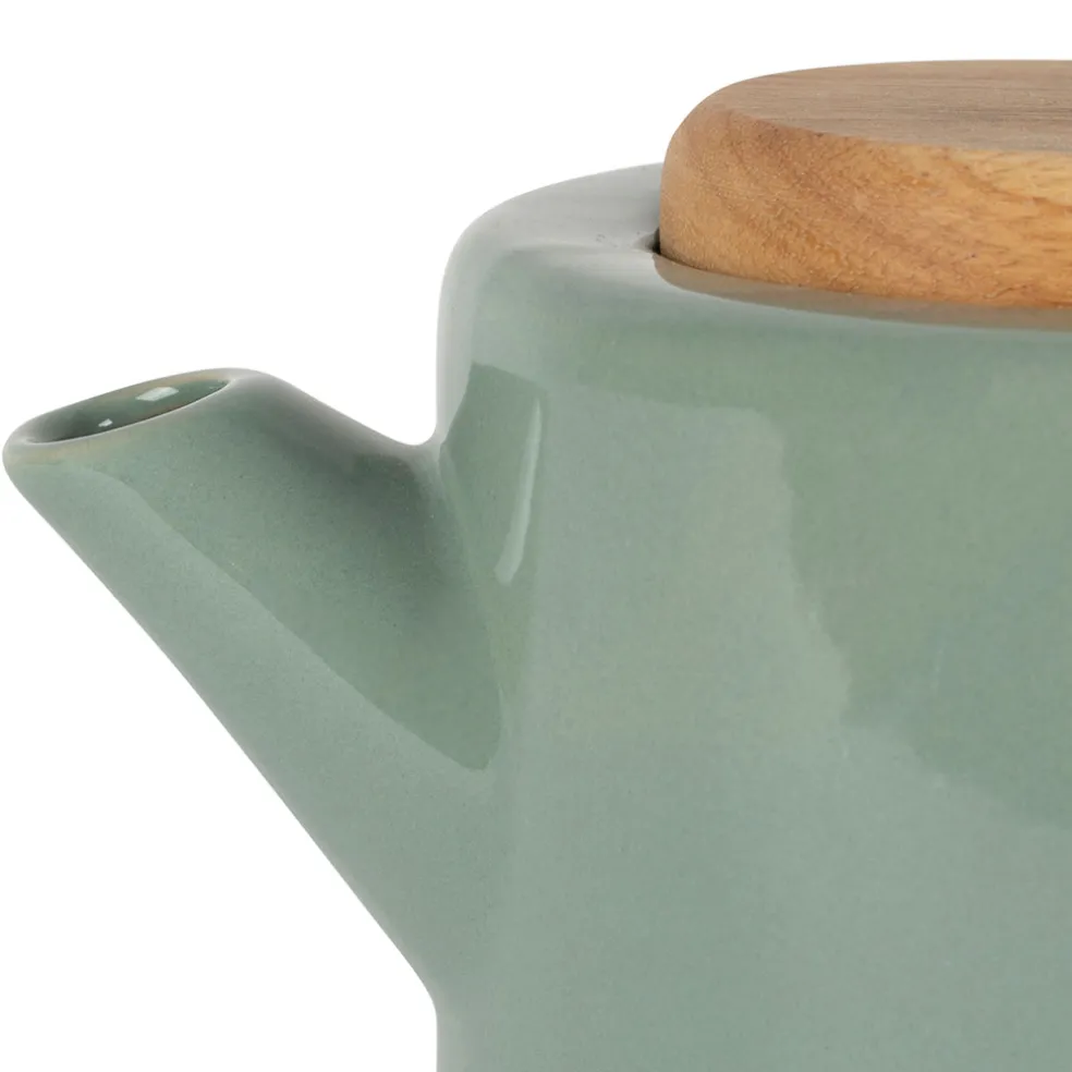 Théière avec filtre en grès sauge 90cl - Baltika