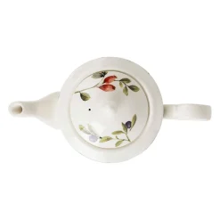 Théière en faïence blanche 1l - Meredith