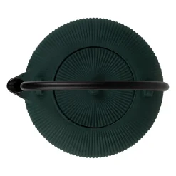 Théière en fonte et inox vert 1L - Tresse