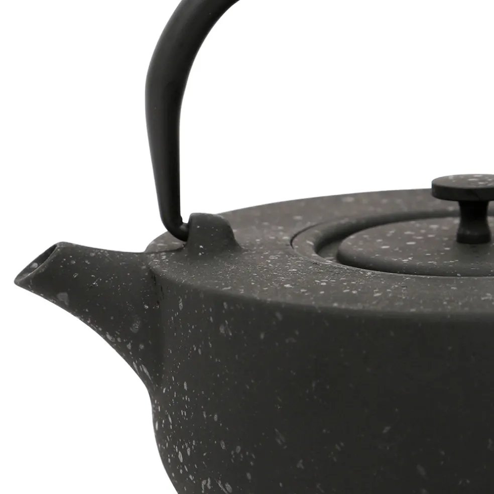 Théière en fonte noir avec filtre inox - Arty