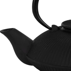 Théière en fonte noir avec filtre inox 75cl - Brin