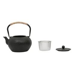 Théière en fonte noir avec filtre inox 1.5l - Exaltation