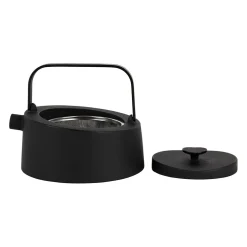 Théière en fonte noir avec filtre inox 90cl - Tipot-Arty