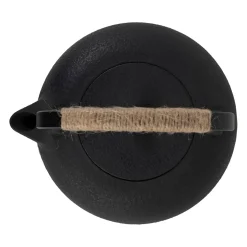 Théière en fonte noir avec filtre inox 1L - Tresse