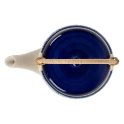 Théière en grès bleu avec filtre inox 1L - Azulejo