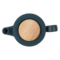 Théière en grès bleu mat avec filtre - Baltika