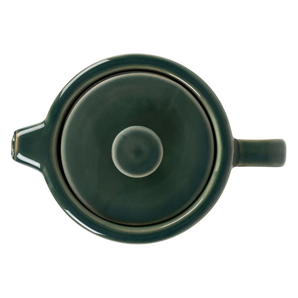 Théière en grès émeraude avec filtre 70cl - Nordika