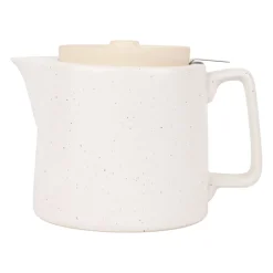 Théière mate avec filtre verde blanc 1l en grès