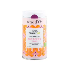 Tisane fruitée bio saveur noix de coco et mangue 70g