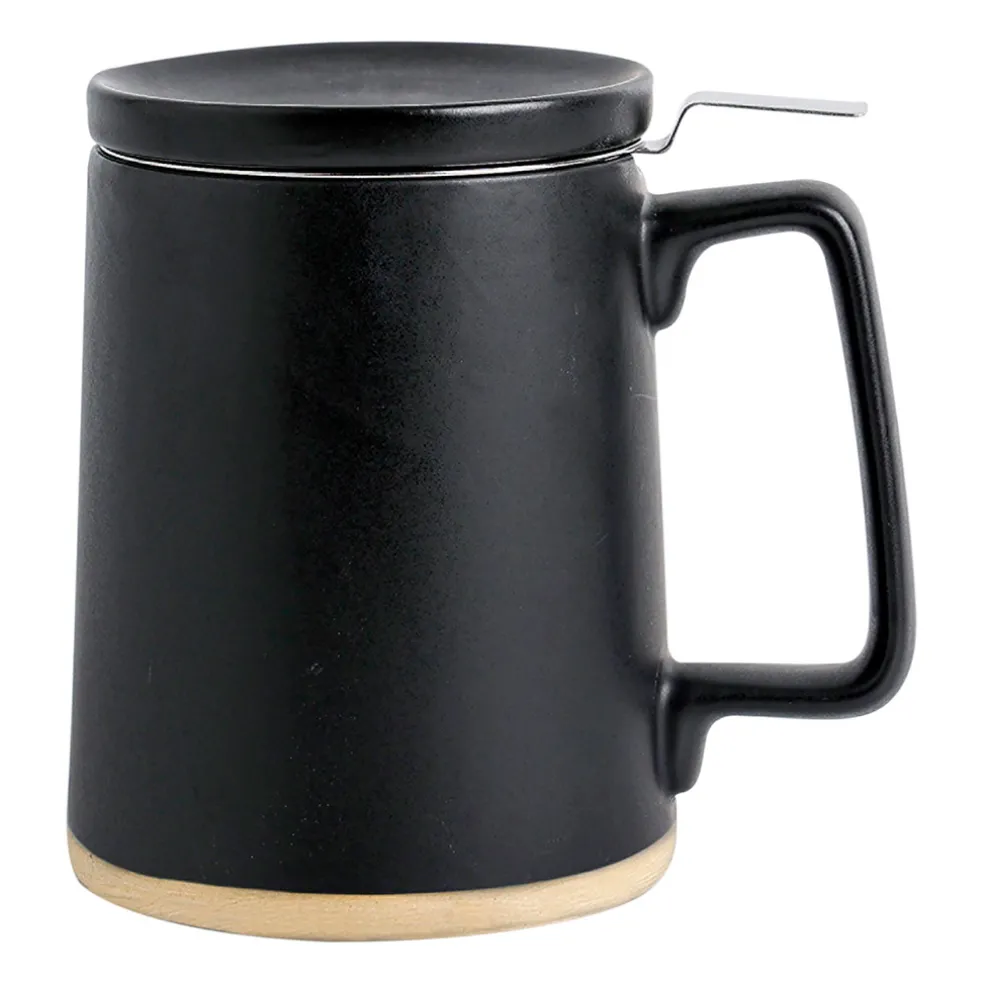 Tisaniere en grès avec filtre noir mat 50cl - Verde