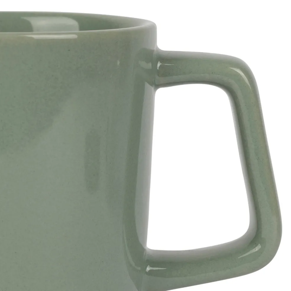 Tisanière avec filtre en grès sauge 40cl - cannelé