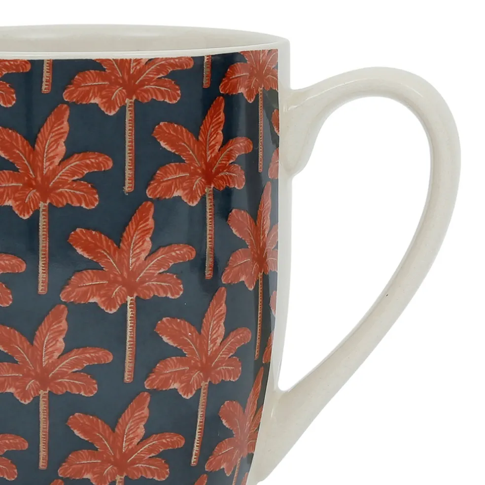 Tisanière en céramique feuille terracotta avec filtre 37.5cl - Tropic Étoile