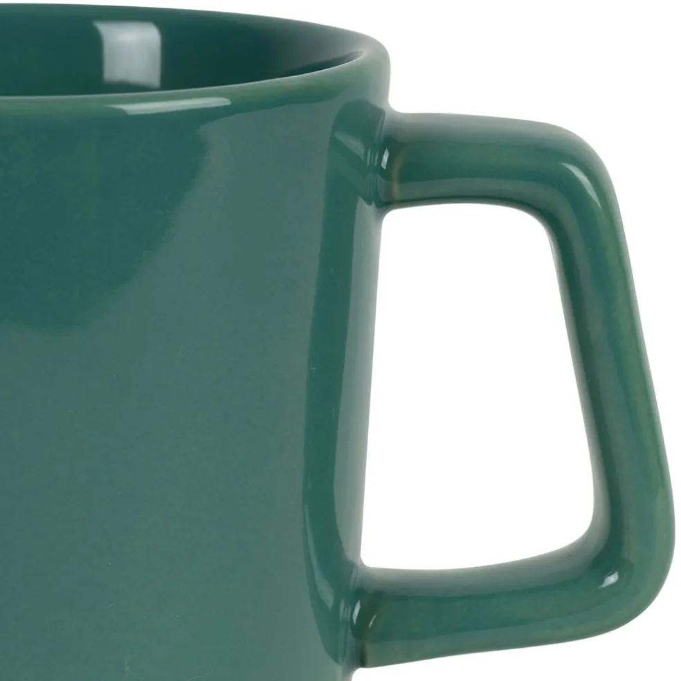 Tisanière en grès et inox émeraude 40cl - Cannelé