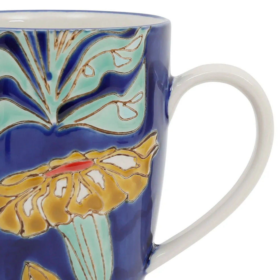 Tisanière en grès et inox multicolore 30cl - Flaura