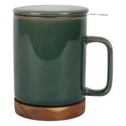 Tisanière en grès émeraude avec filtre 35cl - Nordika
