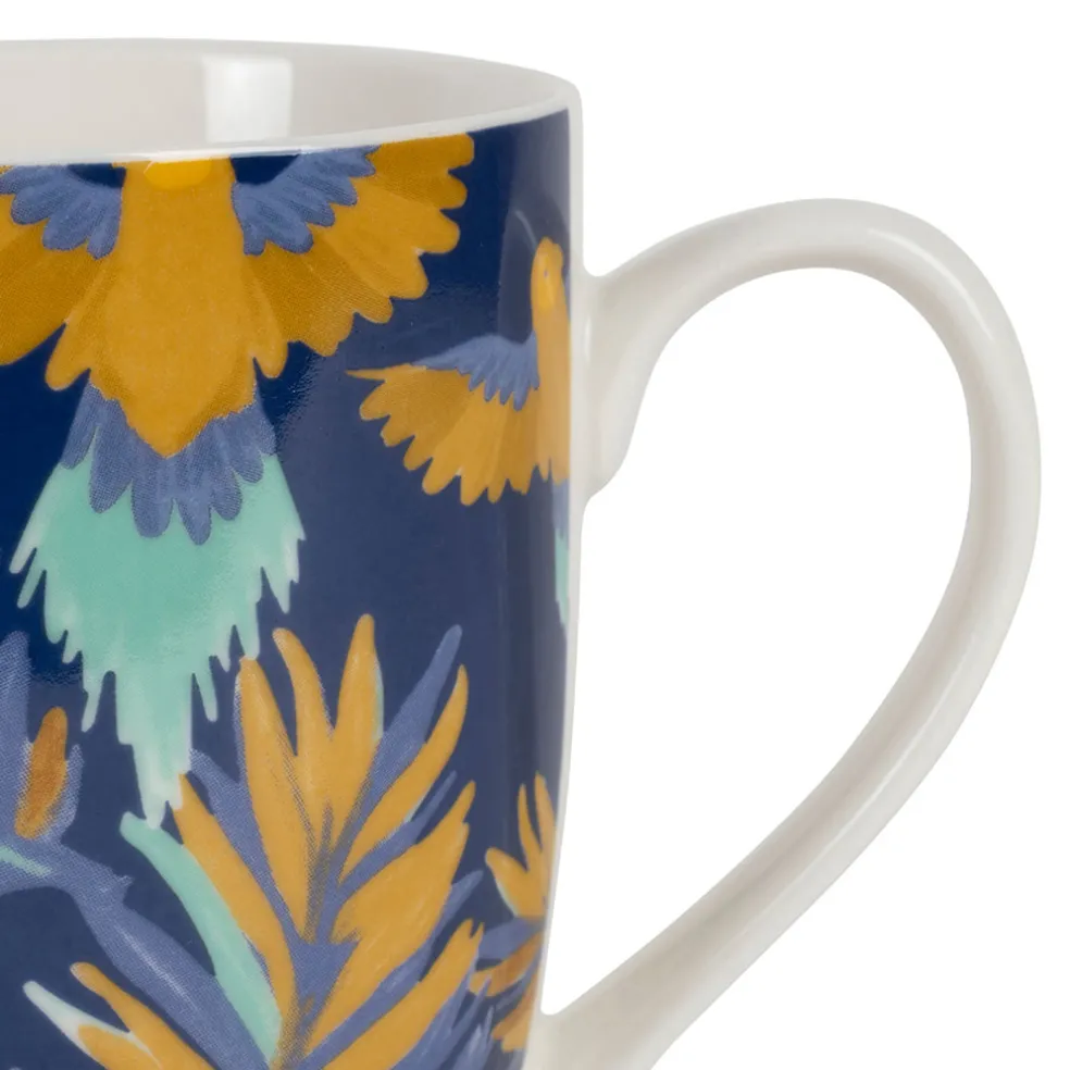 Tisanière en porcelaine idigo avec filtre inox 37.5cl - Mocoa