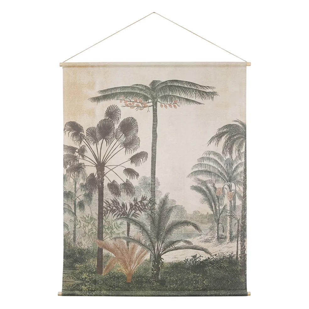 Toile Dragonnier vert 125X150Cm