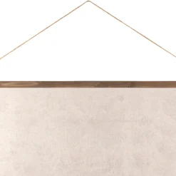 Toile en tissu et sapin brun 100x81cm - Botanique