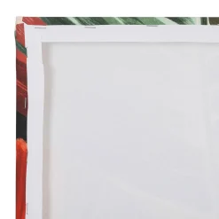 Toile feuilles en tissu multicolore 60x90cm - Seguia