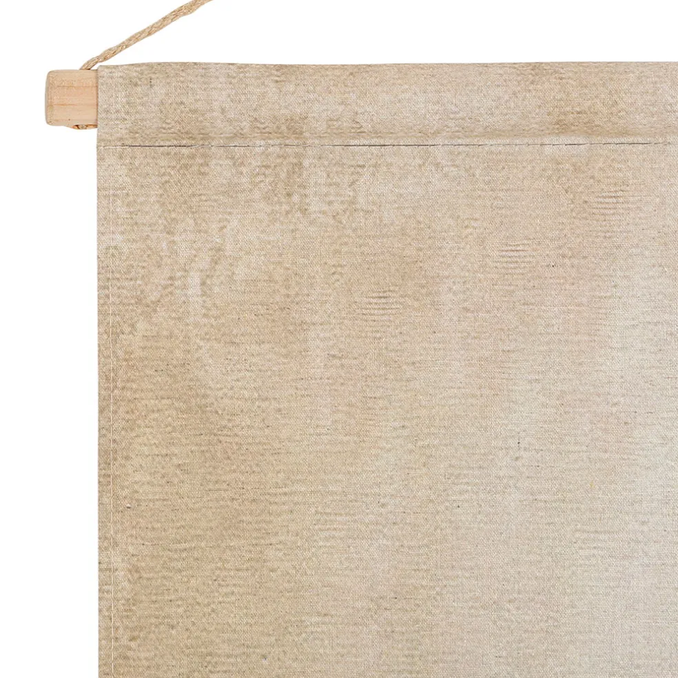 Toile jungle en tissu et sapin 120x150cm